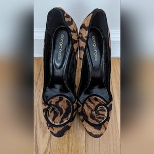 Sergio Rossi Animal Print Stilettos